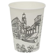 SWAN 拋棄式咖啡杯 咖啡廳 80mm 270ml, 50入, 1個