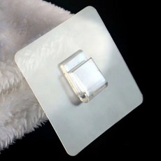 리빙홈디테일 무타공 스마트 접착패드GE-24, 투명, 10개