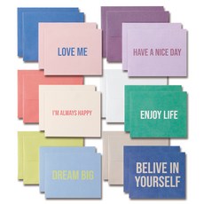 Studio8 迷你祝賀卡 6款 x 2入組, 1套, 混合色