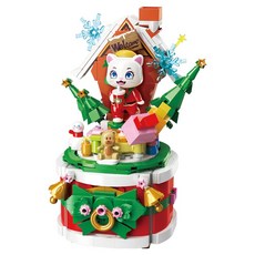 KEEPPLAY 奇妙積木 喵喵音樂盒積木, 1個, 混合色