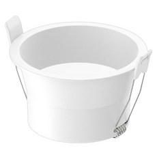 JangsuLamp Melliving Inner LED嵌入式筒燈 無頻閃 白色 82mm 8W, 燈泡色, 1個