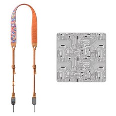 피지와이텍 카메라 넥스트랩 에어 모던아트 S + 렌즈 테크랩 긱 패턴 세트, 1세트, 넥스트랩(P-CB-280), 렌즈 테크랩 긱 패턴(P-CB-101)