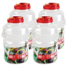 투명 매실병 DA 25원형, 25L, 4개