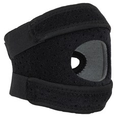 Angmet 矽膠緩衝護膝 黑色, 1個