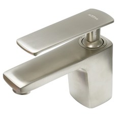 Haatz 바스 노블 니켈 원홀 욕실 세면수전 A-340N_NI 방문설치, 1개