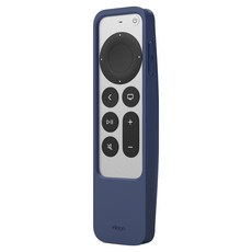 엘라고 R5 2021 애플티비4K 에어태그 리모컨 실리콘 케이스 진인디고사, 1개