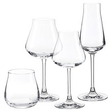 Baccarat 크리스탈 샤토 디구스테이션 텀블러 380ml + 와인잔 S 380ml + 와인잔 L 410ml + 샴페인잔 210ml 세트 2811925, 1세트