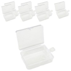 동대문단추왕 시침핀 부자재 보관 케이스, 투명, 8개