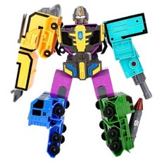 Prand 幼兒用教育玩具 數字合體變形機器人 學習遊戲玩具 機器人, 1個