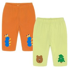 Pimpollo 兒童用 Petit Pang 內搭褲 2件組 OLECL01