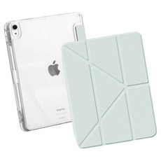 平板電腦用 橫豎支架 Y型 筆槽收納 保護殼, 淺綠色, 1個