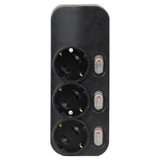 Turnon 高容量多功能 Milk Tab 3孔, 2m, 美式咖啡色, 1個