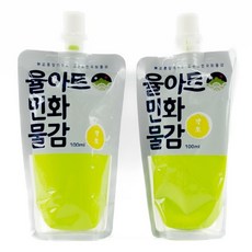 yulart 民畫粉彩韓國畫顏料 藥草 2入, 100ml, 1色