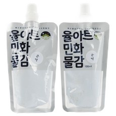 yulart 民畫顏料 粉彩 韓國畫 群白 150g, 100ml, 2個