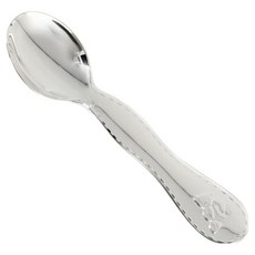 Christofle 嬰幼兒用查理熊湯匙 13cm, 銀色, 1個, 單品