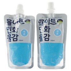 yulart 粉彩民畫韓國畫顏料 白群 2入, 100ml, 1色