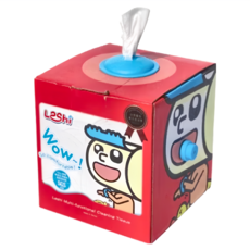 LeShi 樂適 乾濕兩用布巾 抽取式,100張,1盒