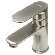 Haatz 바스 모던 원홀 욕실 세면수전 무광 니켈 SO-340_NI 방문설치, 1개