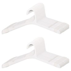 HICKIES 百貨賣場衣櫃時尚防滑衣架, 白色, 30個
