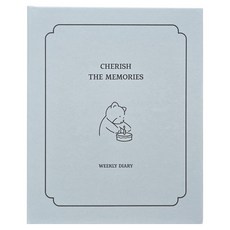 Dalphong Cherish The Memories 萬年日誌 + 裝飾貼紙組, 01 星光藍(日誌), 隨機出貨(貼紙)
