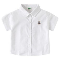Bebemonstory 男童牛津短袖襯衫