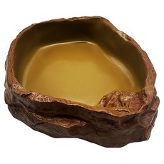 PET'S HANDLER 爬蟲類 兩棲類 樹脂斜坡餵食盆 特大型 PH-70L, 1個, 混合顏色