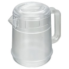 mir 可重複使用 PC 冷水壺, 1L, 1個, 透明