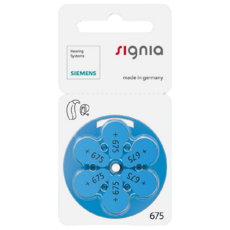 signia 西嘉 助聽器電池, A675 PR44, 1組