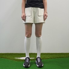 luxgolf White Bear 女款半鬆緊帶口袋設計短褲 MS25MWB721