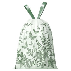 Taminayo 簡潔塑膠袋 綠色植物 90入, 1個, 15L