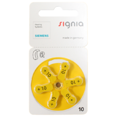 signia 西嘉 助聽器電池, A10 PR70, 1組