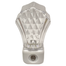 iPlus 保護傘 光感2LED舒眠橘小夜燈 NL-21A-TC, 透明色 + 白色