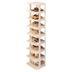Parva 收納鞋架 鞋子整理架 9層, 白色, 1個