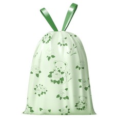 Taminayo 簡潔塑膠袋 花朵熊 90入, 1個, 15L