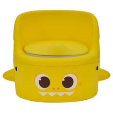 야야 유아용 핑크퐁 아기상어 변기, 노랑