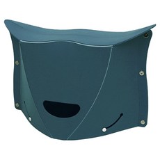 싸파 땅콩 폴딩 휴대용 줄서기 접이식 의자, 네이비, 1개