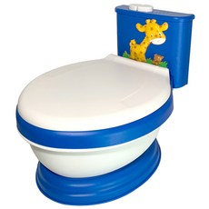 新色長頸鹿兒童音樂馬桶, 深藍色