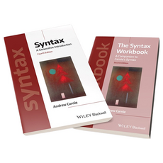Syntax:A Generative Introduction 4e & the Syntax Workbook 2e Set, Syntax, Carnie, Andrew(저), Wiley-Blackwell