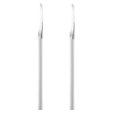 舒適空間 足部去角質刀 長刀片 修腳刀 銀色, 2入, 1個, 28g