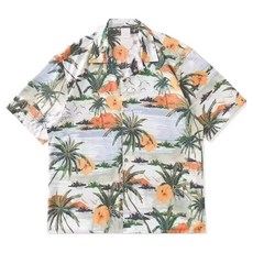 男款Oversize夏威夷襯衫 2104
