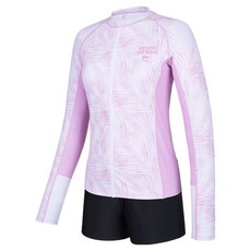 renoma 泳裝 女款椰子樹基本版型拉鍊防磨衣套裝 RN-LS2F521