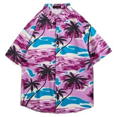 男款寬鬆夏威夷襯衫 25S002150