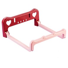 한봄누리 무타공 간편부착 투톤 세수 대야걸이, 핑크, 1개