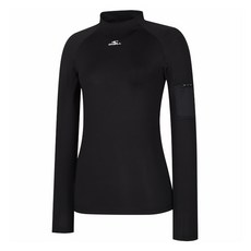 O'NEILL 女款 Play Slim Fit 袖子印花防曬衣 OWTRM6556, 199 黑色