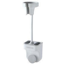 Wonine 免持免鑽孔吹風機蓮蓬頭支架, 灰色, 1個