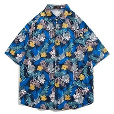 男士寬鬆夏威夷襯衫 25S002173