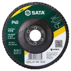 사타 디스크 휠 페이퍼 P40 100 x 16 mm 55401, 1개