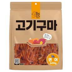 펫어스 강아지 고기구마, 600g, 1개, 연어