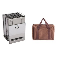 하이퍼플래닛 아웃도어 접이식 캠핑용 불멍 화로대 + 수납가방 세트, 1세트