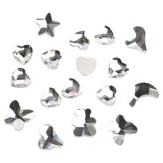 Jello Jello 高級美甲水鑽 7種 x 10p 套組, 1套, JCS-03 小型混合水鑽